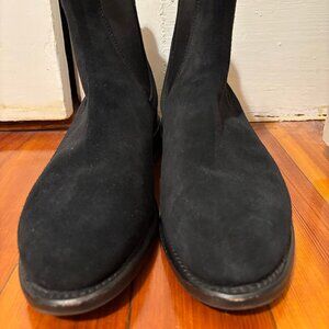 R.M. Williams Turnout suede chelsea boots w/rubber soles, US 11